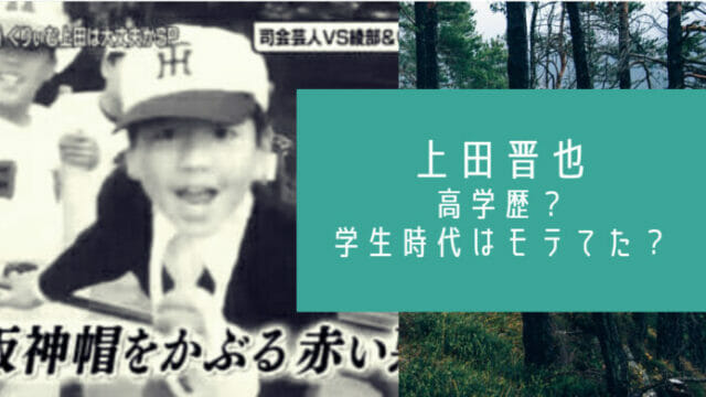 上田晋也の学歴と高校大学